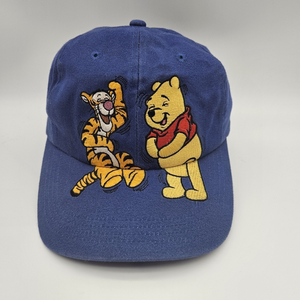 Disney Winnie The Pooh Tigger Hat Cap Snap Back Embroidered Cartoon Mens Park